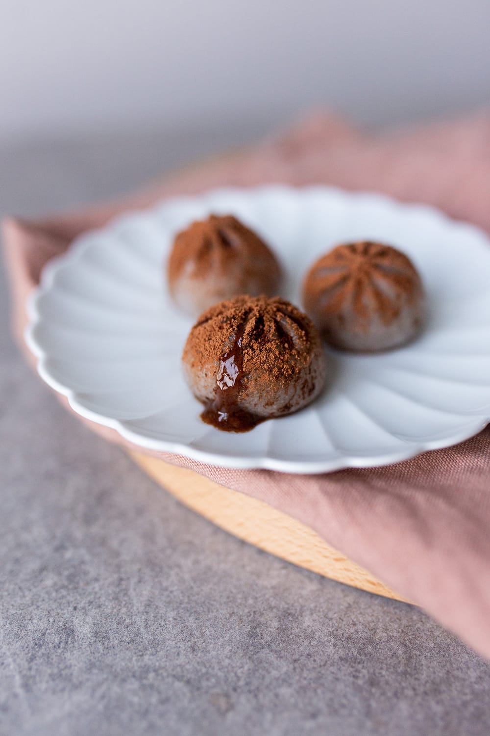 Vapeurs au chocolat noir